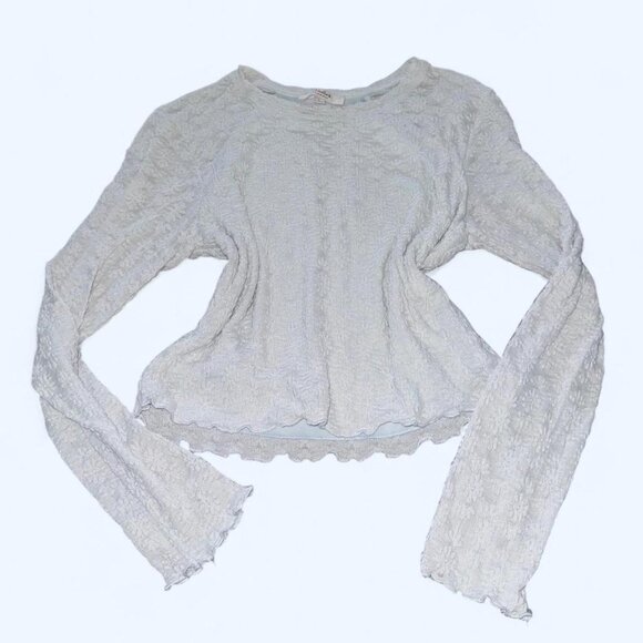 Light Blue Atelier By Kirious Long Sleeve Top - Picture 1 of 5